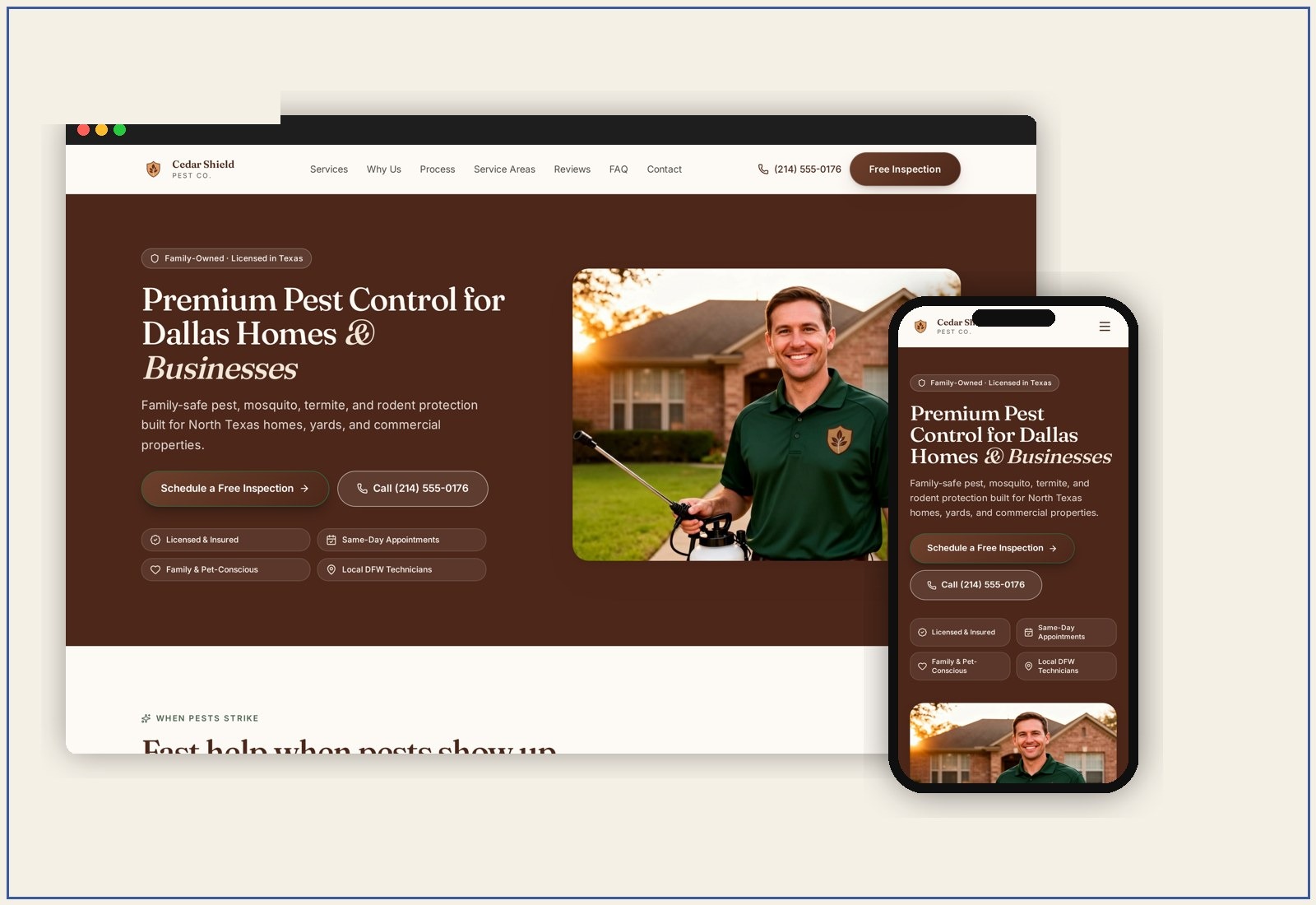 Pest Control Website — Pest Control